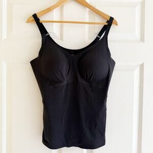 Honeylove Liftwear‎ Cami Tank Top Black Adjustable Straps Shapewear Size 1X